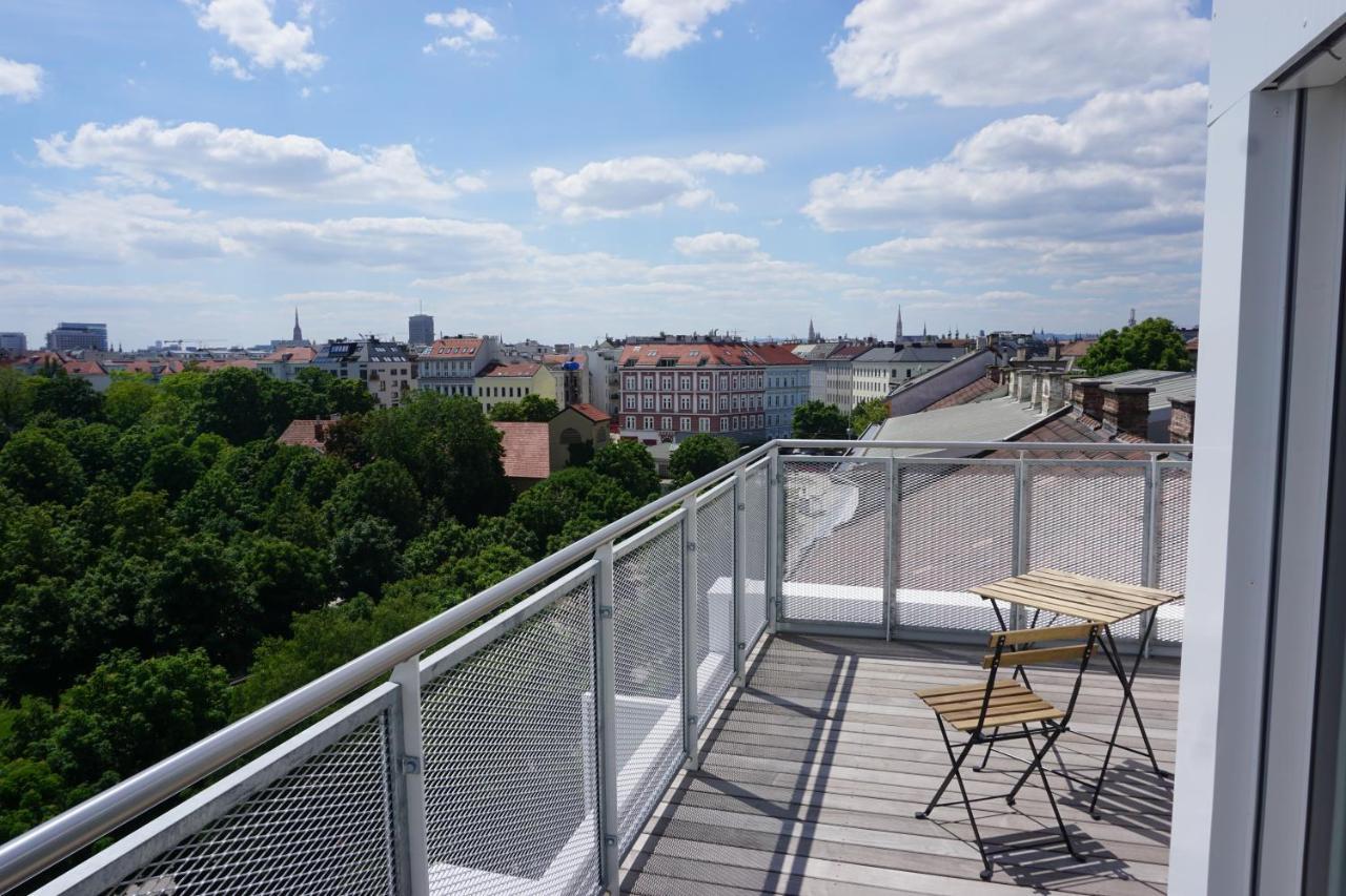 דירות וינה Augartenblick Penthauscombo 15/16 - Blick Zum Riesenrad מראה חיצוני תמונה