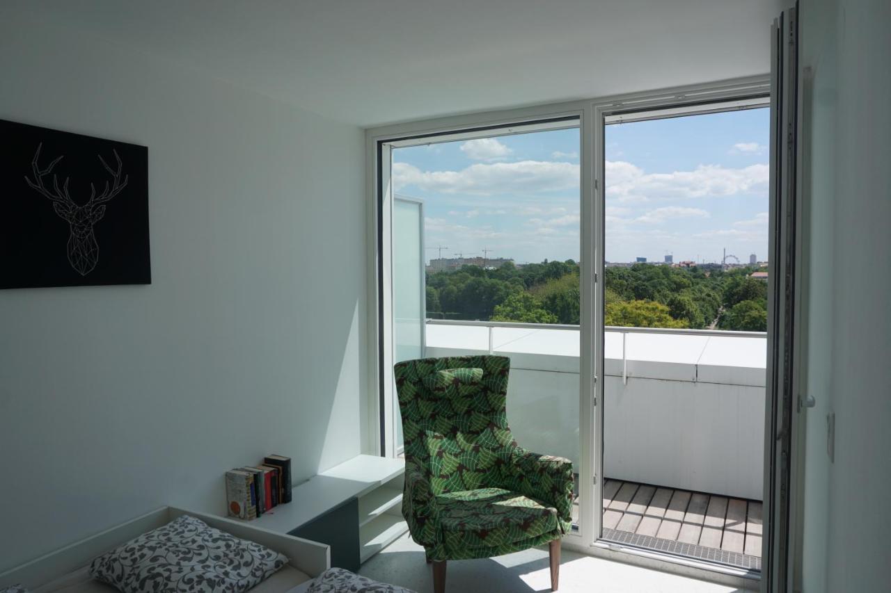 דירות וינה Augartenblick Penthauscombo 15/16 - Blick Zum Riesenrad מראה חיצוני תמונה