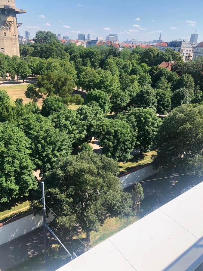 דירות וינה Augartenblick Penthauscombo 15/16 - Blick Zum Riesenrad מראה חיצוני תמונה