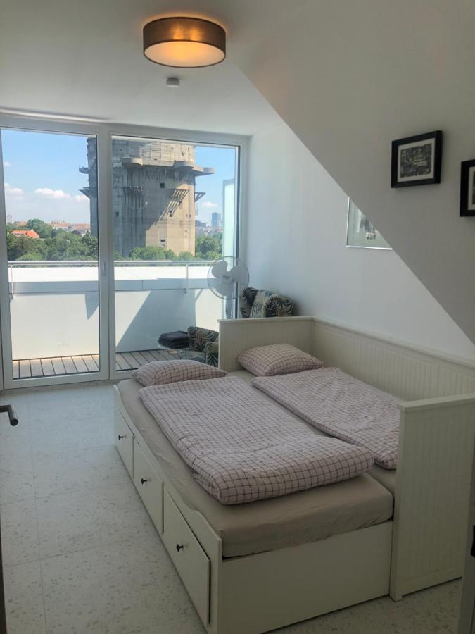 דירות וינה Augartenblick Penthauscombo 15/16 - Blick Zum Riesenrad מראה חיצוני תמונה